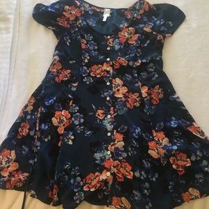 Blue Floral Dress